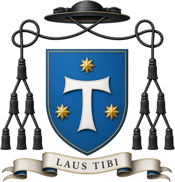 Herb osobisty o. Flavia Cavalliniego